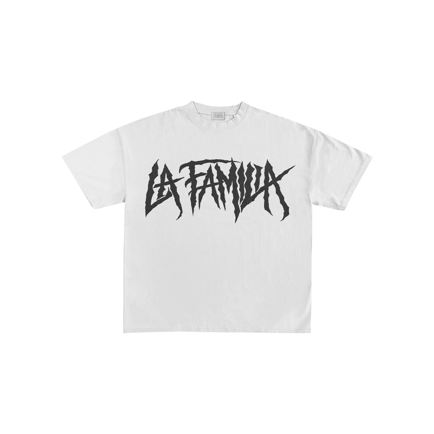 *LA FAMILIA TEE (WHITE + BLACK)
