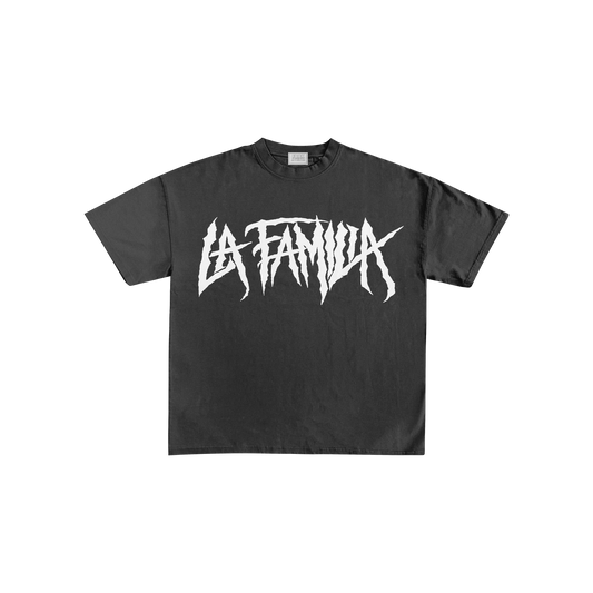 *LA FAMILIA TEE (BLACK + WHITE)